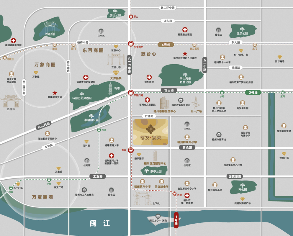处电话｜地址｜在售户型｜楼盘最新详情m6米乐注册福州【榕发·宸央】售楼
